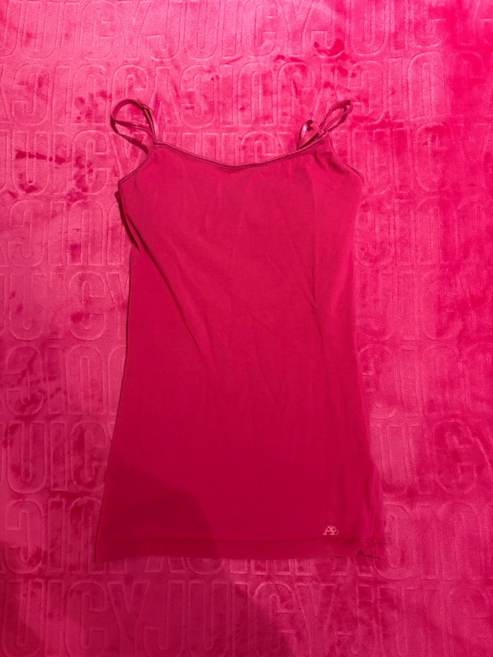Y2K Aeropostale Pink Cami Tank Top Stretch Fitted Basic